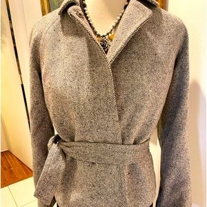 Liz Claiborne  Tweed Jacket tie at Waist Size M